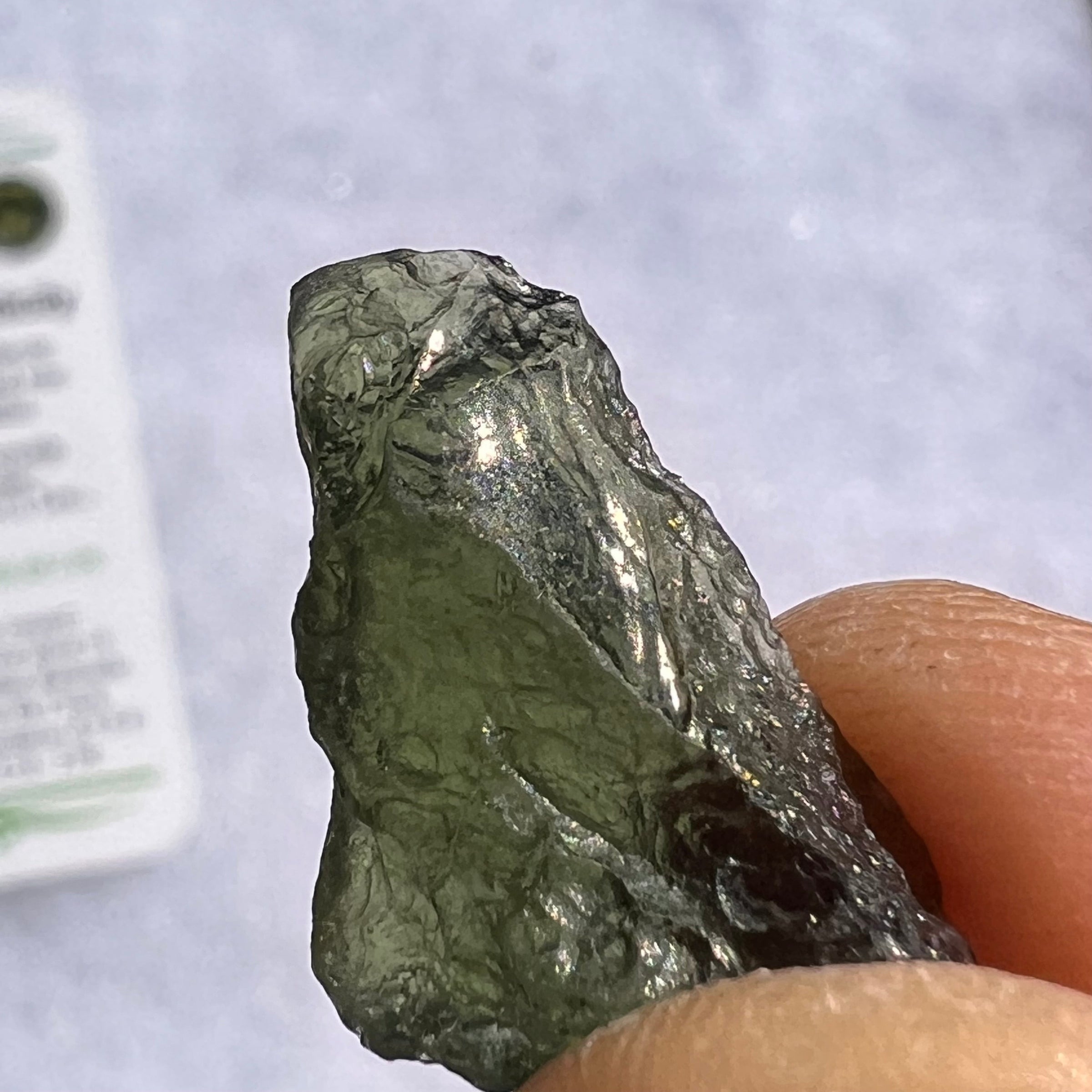 Moldavite 1.7 grams #1659-Moldavite Life