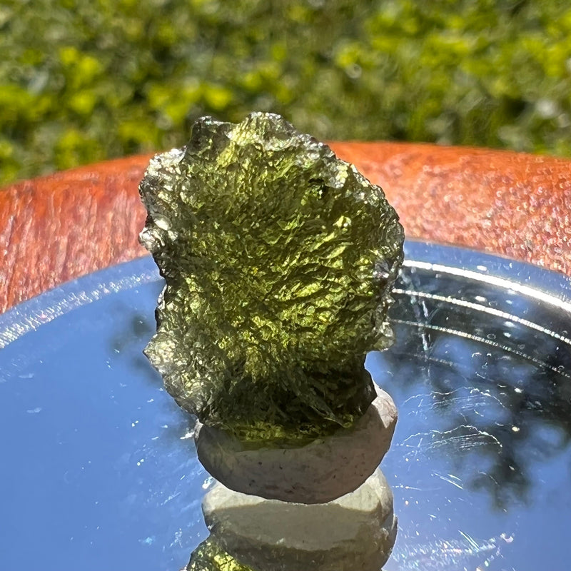 Moldavite 2.2 grams #1452-Moldavite Life