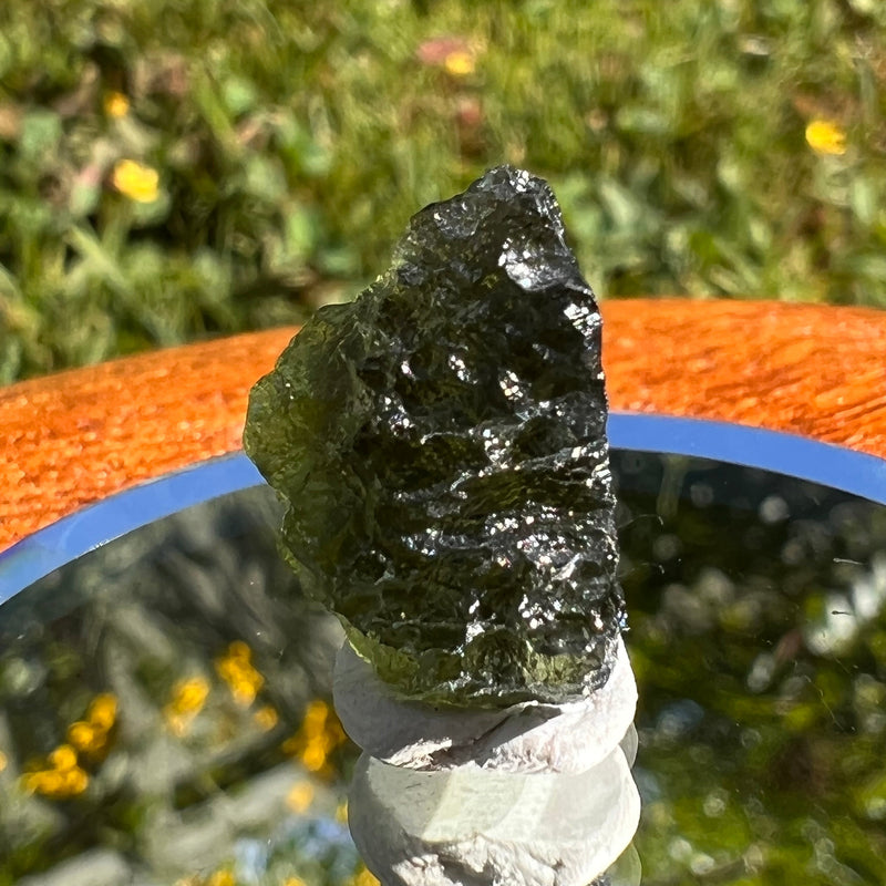 Moldavite 2.2 grams #1452-Moldavite Life
