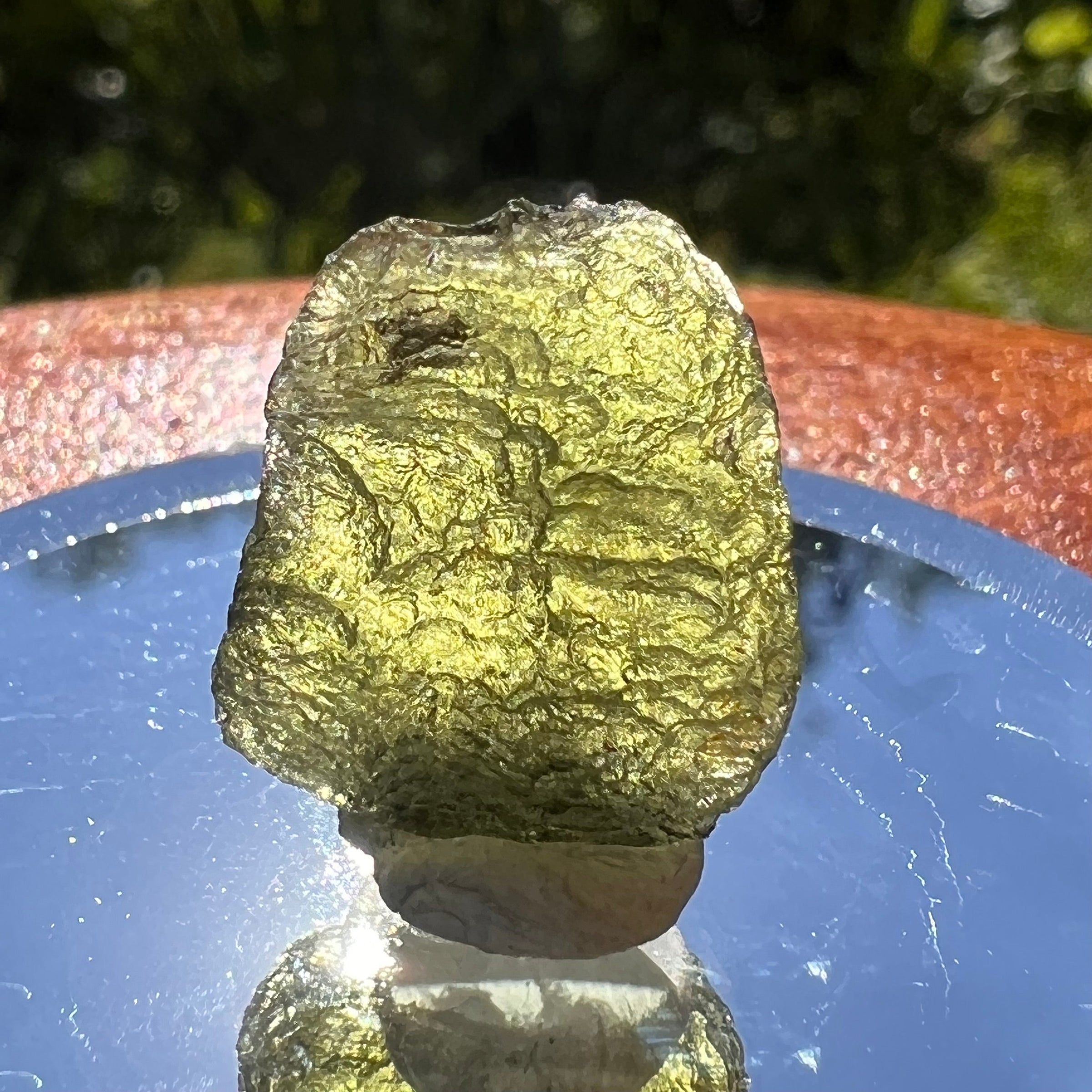 Moldavite 2.5 grams #1456-Moldavite Life