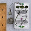 Moldavite & Amethyst Necklace Sterling Silver #4012-Moldavite Life