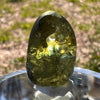 Moldavite Bead Half Polished for Jewelry Making #43-Moldavite Life