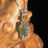 Moldavite & Citrine Necklace Sterling Silver #5010-Moldavite Life