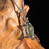 Moldavite & Citrine Necklace Sterling Silver #5019-Moldavite Life