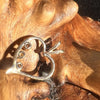 Moldavite Danburite & Herkimer Heart Pendant 14K-Moldavite Life
