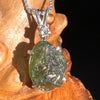 Moldavite & Danburite Necklace Sterling Silver #5060-Moldavite Life