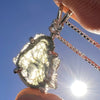 Moldavite & Danburite Necklace Sterling Silver #5072-Moldavite Life