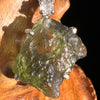 Moldavite & Faceted Phenacite Necklace Sterling #5086-Moldavite Life