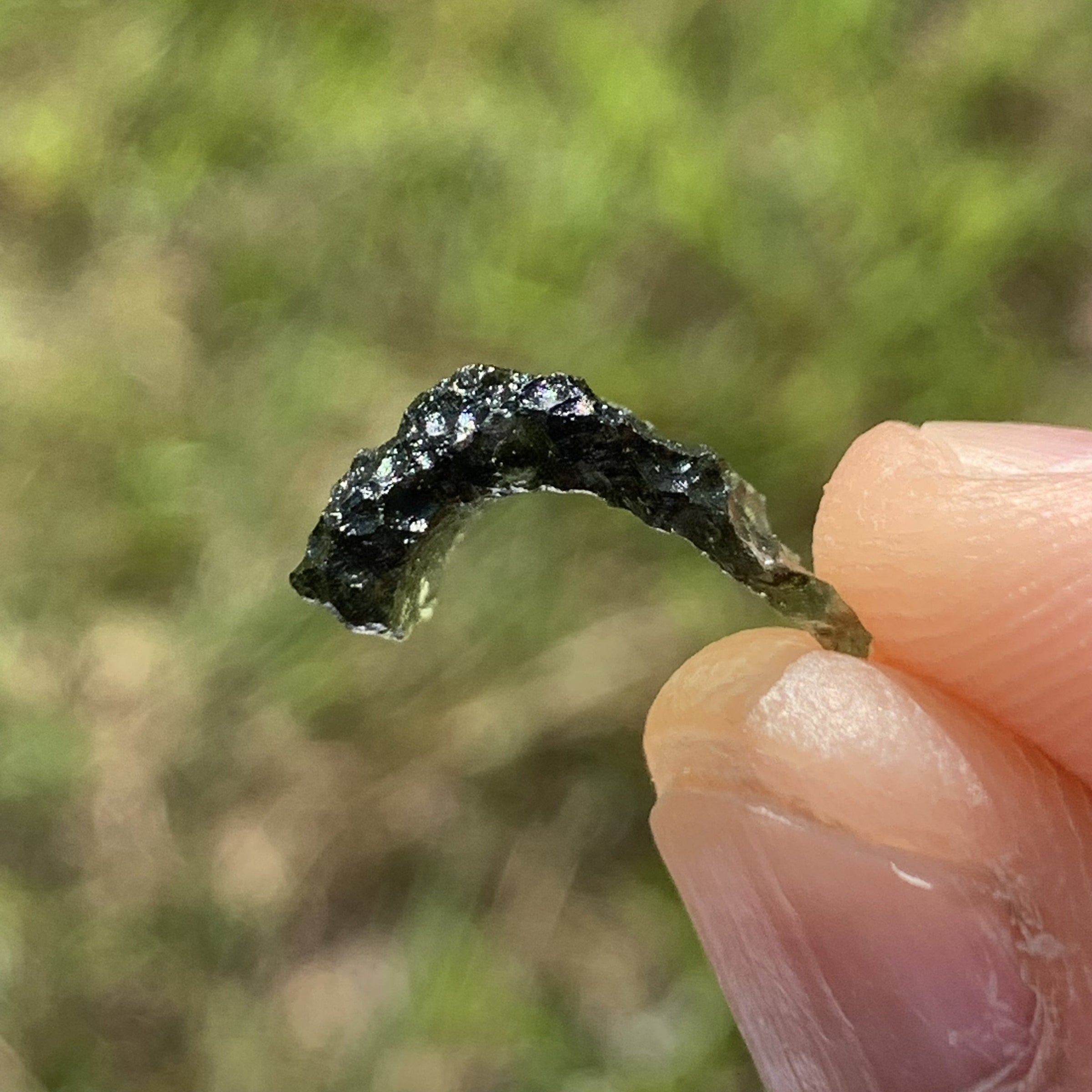 Moldavite Genuine Certified 0.9 grams