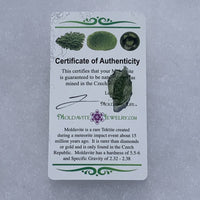 Moldavite Genuine Certified 1 gram