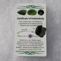 Moldavite Genuine Certified 1.2 grams-Moldavite Life