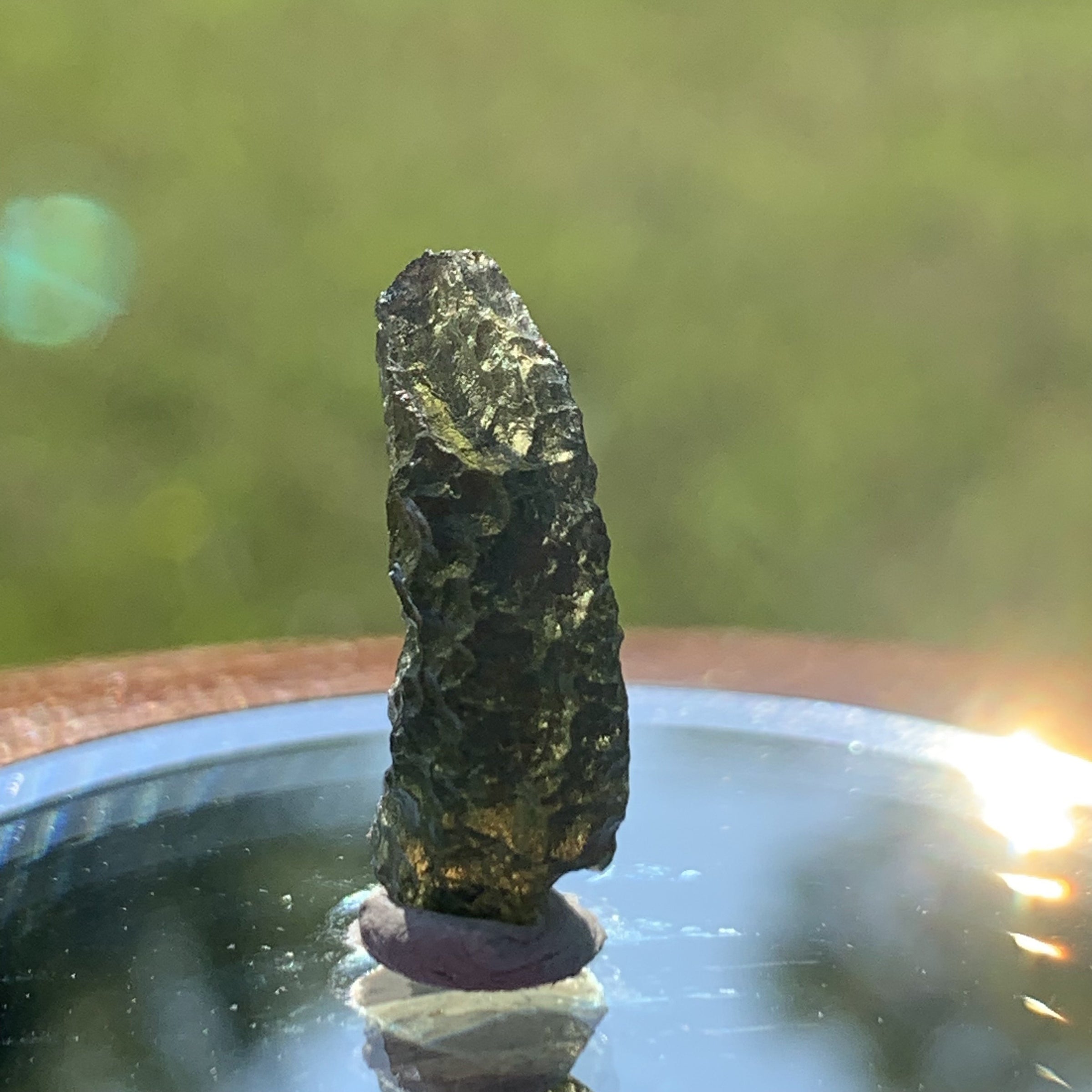 Moldavite Genuine Certified 1.3 grams