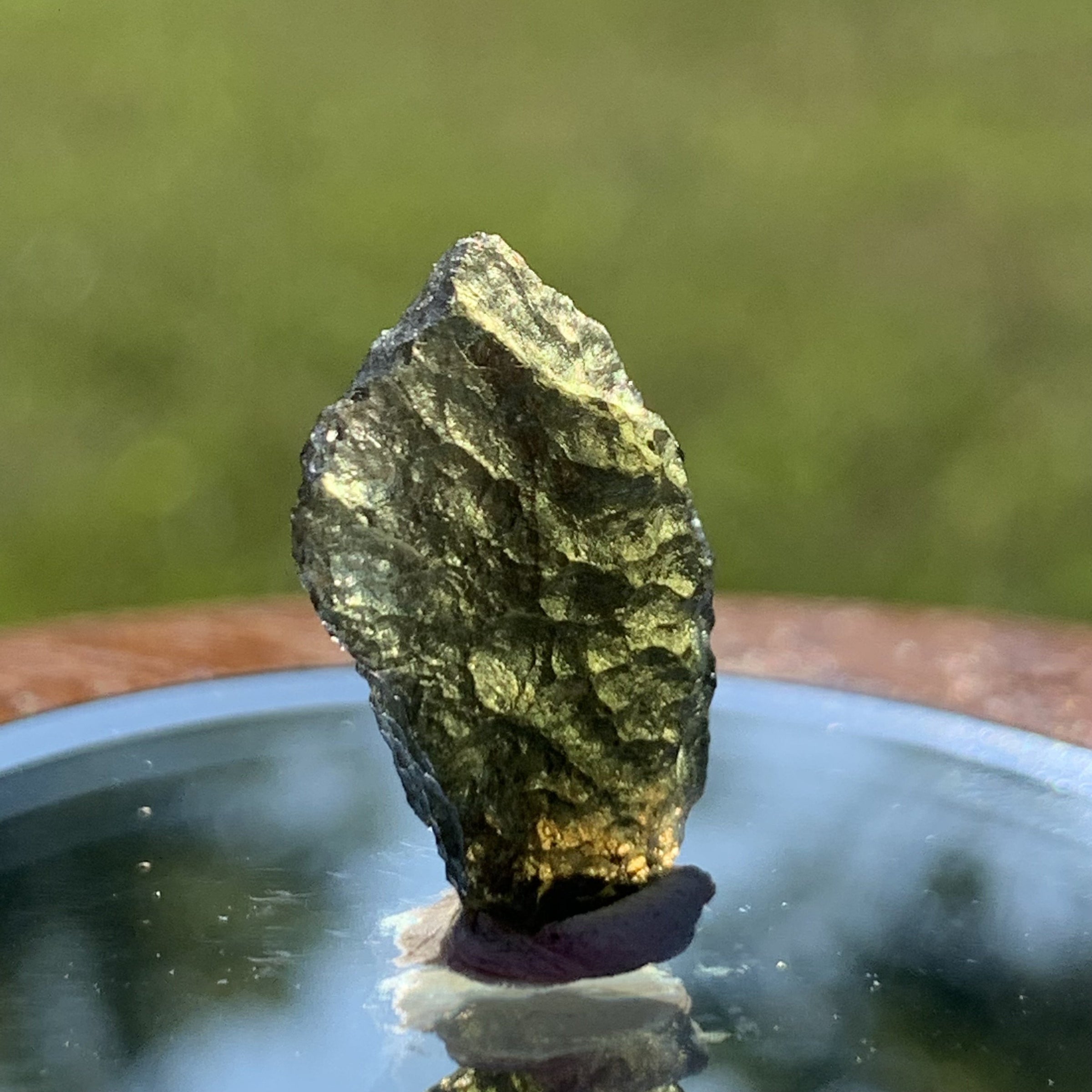 Moldavite Genuine Certified 1.3 grams