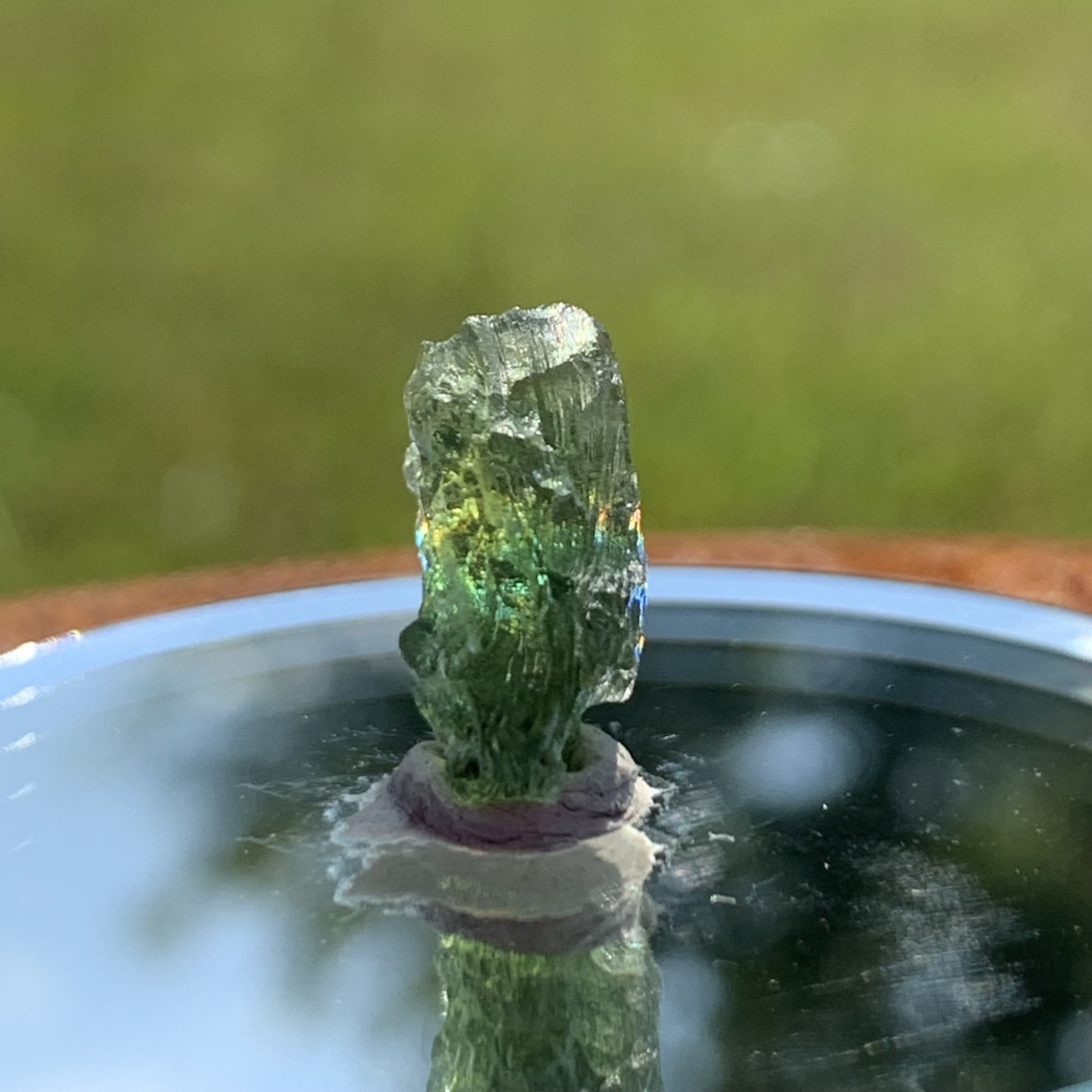 Moldavite Genuine Certified 1.3 grams