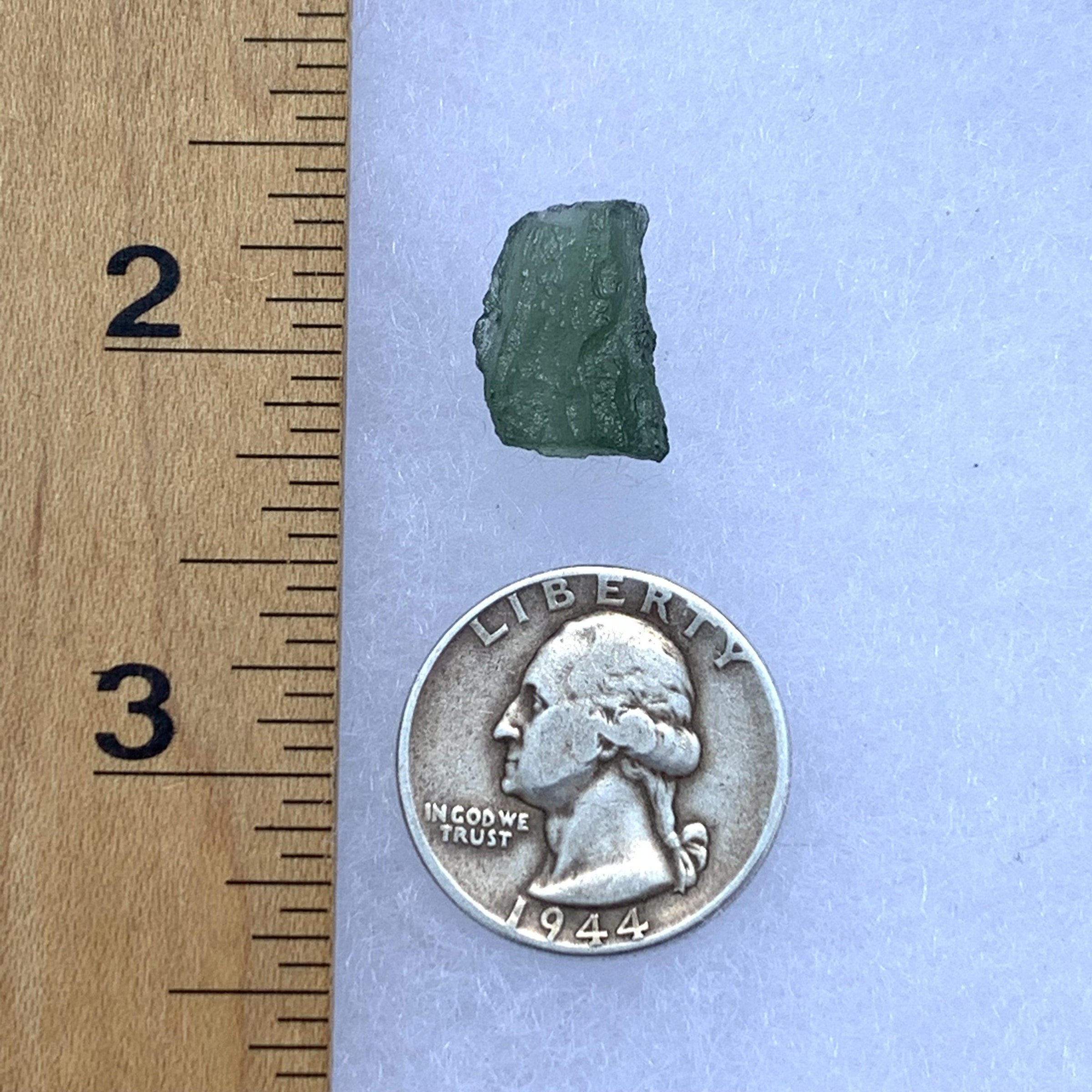 Moldavite Genuine Certified 1.5 grams
