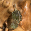 Moldavite Gold-Filled Wire Wrapped Pendant-Moldavite Life