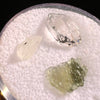 Moldavite Herkimer Phenacite Set #22-Moldavite Life