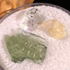 Moldavite Herkimer Phenacite Set #27-Moldavite Life