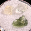 Moldavite Herkimer Phenacite Set #36-Moldavite Life