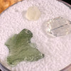 Moldavite Herkimer Phenacite Set #8-Moldavite Life