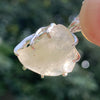 Libyan Desert Glass & Moldavite Necklace Sterling