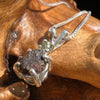 Moldavite & Painite Pendant Necklace Silver Sterling #2955-Moldavite Life