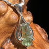 Moldavite Pendant Silver Sterling Natural #2469-Moldavite Life