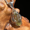Moldavite Pendant Silver Sterling Natural #2471-Moldavite Life