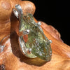 Moldavite Pendant Silver Sterling Natural #2474-Moldavite Life