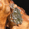 Moldavite Pendant Sterling Silver #2580-Moldavite Life