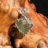Moldavite Pendant Sterling Silver #2583-Moldavite Life