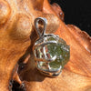 Moldavite Pendant Sterling Silver #2584-Moldavite Life