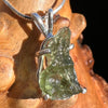 Moldavite Pendant Sterling Silver #3155-Moldavite Life