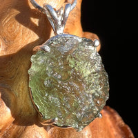 Moldavite Pendant Sterling Silver #3158-Moldavite Life