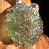 Moldavite Pendant Sterling Silver #3158-Moldavite Life