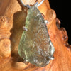 Moldavite Pendant Sterling Silver #3162-Moldavite Life