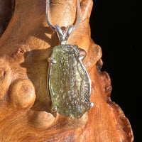 Moldavite Pendant Sterling Silver #3163-Moldavite Life