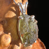 Moldavite Pendant Sterling Silver #3167-Moldavite Life