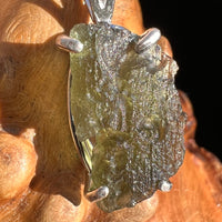 Moldavite Pendant Sterling Silver #3167-Moldavite Life