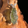 Moldavite Pendant Sterling Silver #3173-Moldavite Life