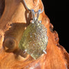 Moldavite Pendant Sterling Silver #3174-Moldavite Life