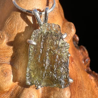 Moldavite Pendant Sterling Silver #3176-Moldavite Life