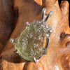 Moldavite Pendant Sterling Silver #3177-Moldavite Life