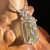 Moldavite Pendant Sterling Silver #3179-Moldavite Life