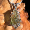 Moldavite Pendant Sterling Silver #3184-Moldavite Life