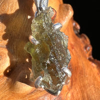 Moldavite Pendant Sterling Silver #3190-Moldavite Life