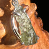 Moldavite Pendant Sterling Silver #3454-Moldavite Life