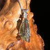 Moldavite & Petalite Necklace Sterling Silver #5021-Moldavite Life