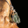 Moldavite & Petalite Necklace Sterling Silver #5026-Moldavite Life