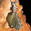 Moldavite & Petalite Necklace Sterling Silver #5027-Moldavite Life
